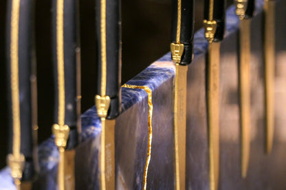 Sodalite knife block | Diamond Cut