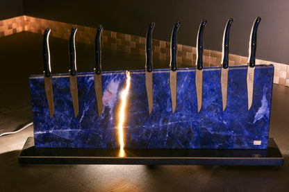 Sodalite knife block | Diamond Cut