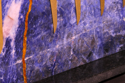 Sodalite knife block | Diamond Cut