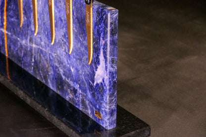 Sodalite knife block | Diamond Cut