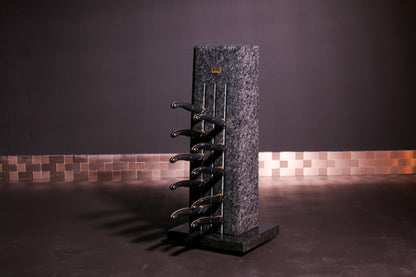 Knife block made of Nero Impala | Big Diamond Cut