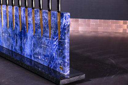 Sodalite knife block | Diamond Cut