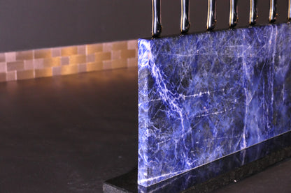 Sodalite knife block | Diamond Cut