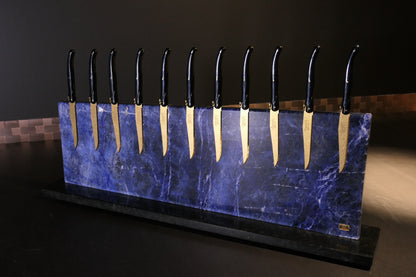 Sodalite knife block | Diamond Cut