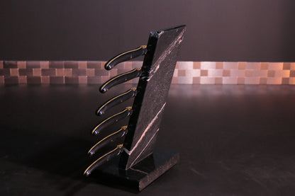 Porto Rosa knife block | Diamond Cut