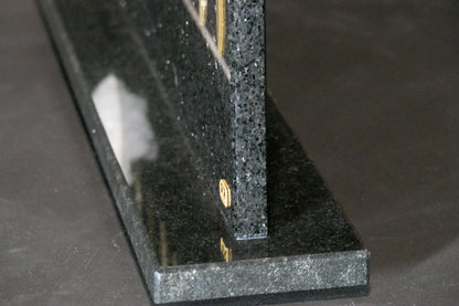 Star Galaxy Gold knife block with rock crystal